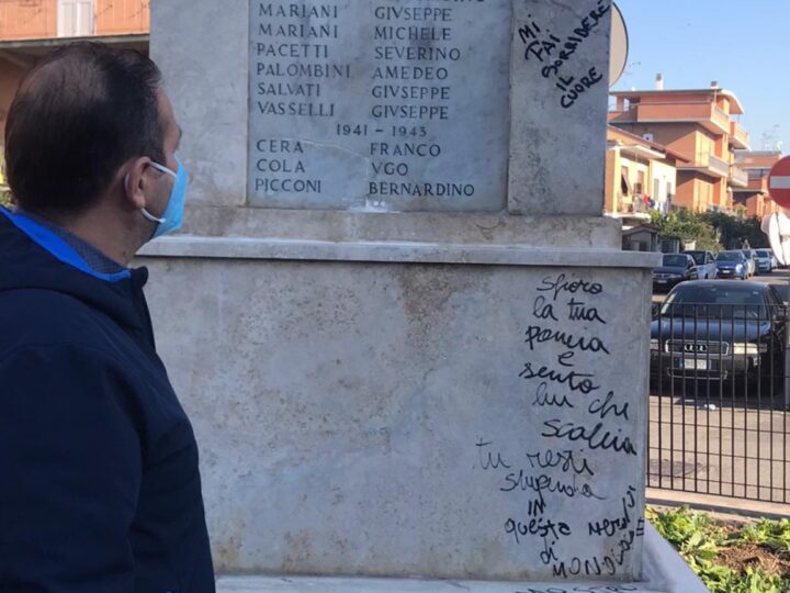 Vandali ripresi dalle telecamere. Il Presidente Franco: “Contattatemi entro 24h per pulire insieme o andrò a denunciare”